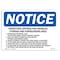 Signmission Safety Sign, OSHA Notice, 12" Height, Inspection Criteria For Chemical Storage Sign, Landscape OS-NS-D-1218-L-13709 - alternate 1